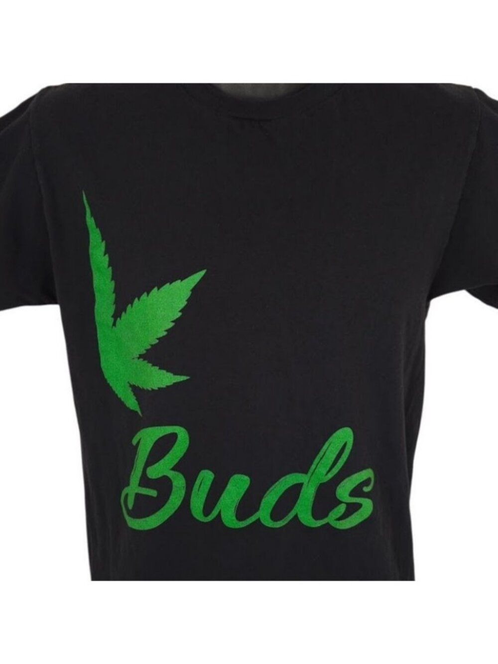 Cannabis T Shirt Mens Size Small Black Buds Weed Marijuana